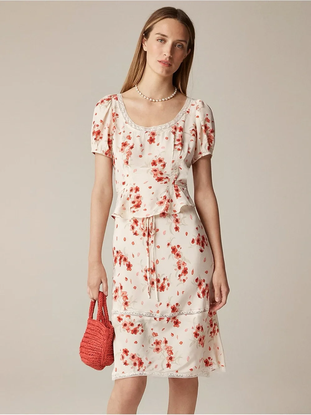 Rouje X J.Crew Poet top in vintage floral